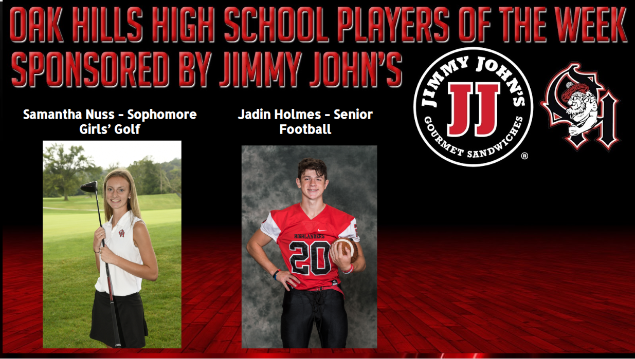 Jimmy John's OHHS Players of the Week